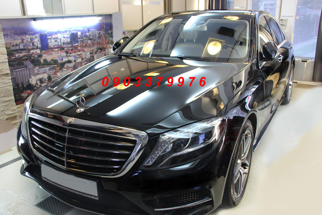 Mercedes S-Class po detailingu